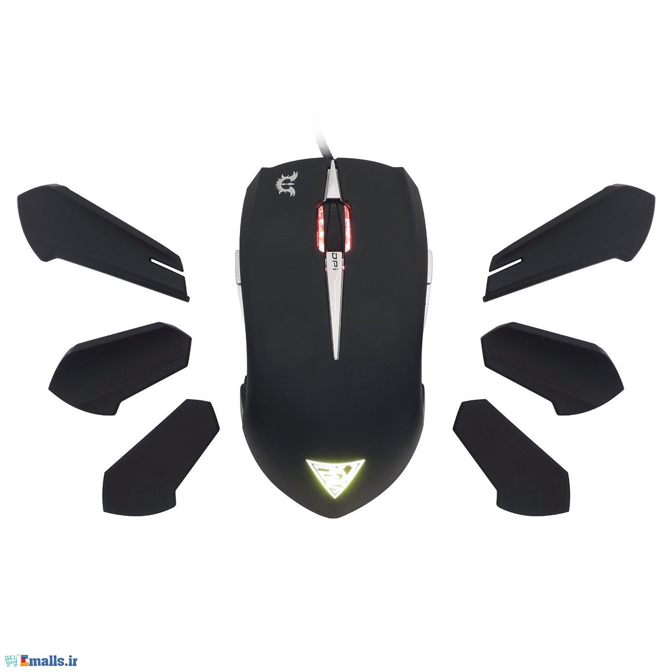 ماوس گیم دیاس مدل جی اس ام 7500 GamDias GSM7500 EREBOS Extension Optical Gaming Mouse